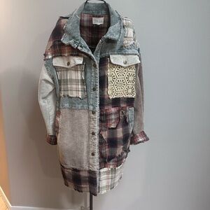 Patchwork Corduroy Jacket